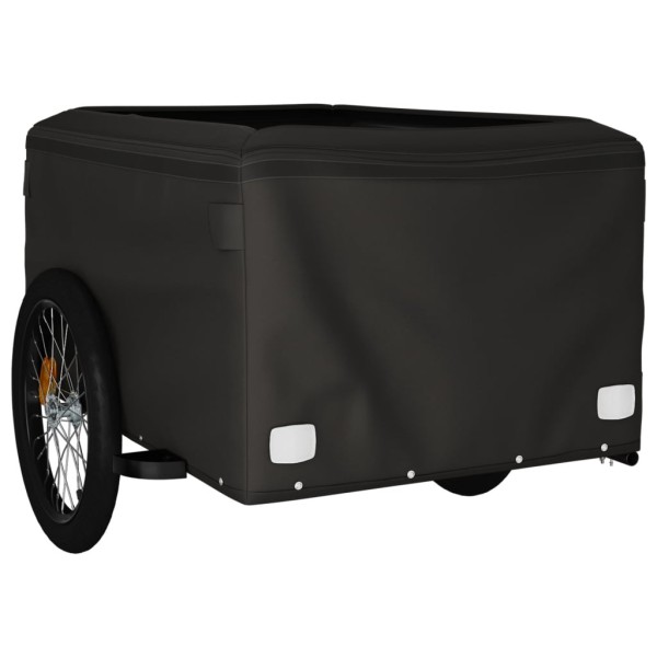 Remolque para bicicleta hierro negro y gris 45 kg