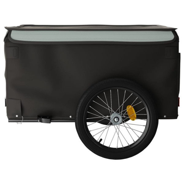 Remolque para bicicleta hierro negro y gris 45 kg