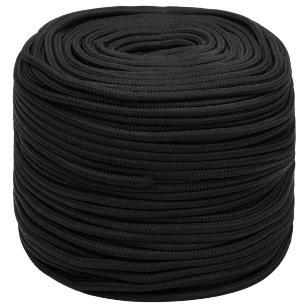 Cuerda de barco polipropileno negro intenso 10 mm 50 m