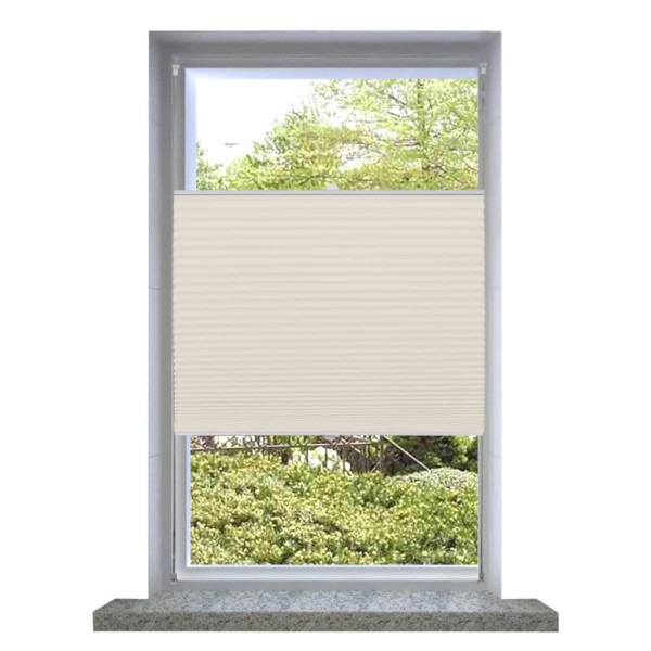 Plisé Para Ventana Persiana 110X100cm Crema