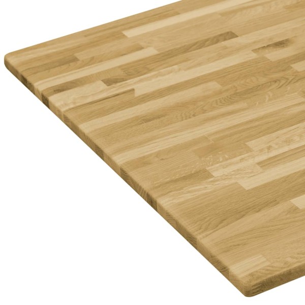 Tablero de mesa rectangular madera maciza roble 23 mm 100x60 cm