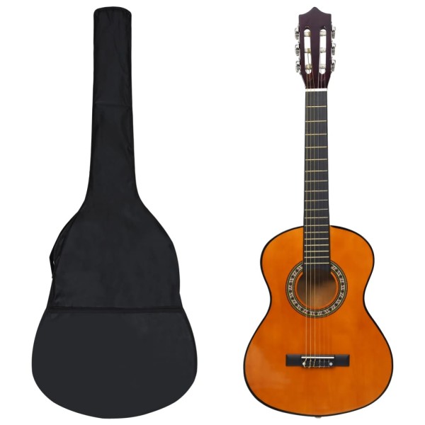 Set de guitarra clásica para niños principiantes 8 pzas 1/2 34"