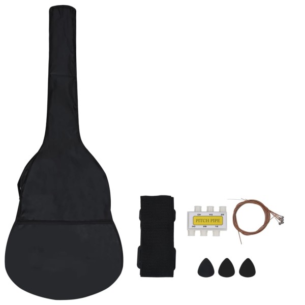 Set de guitarra clásica para niños principiantes 8 pzas 1/2 34"