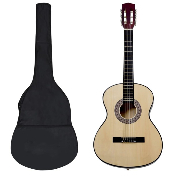 Set de guitarra clásica para principiantes 8 piezas 3/4 36"