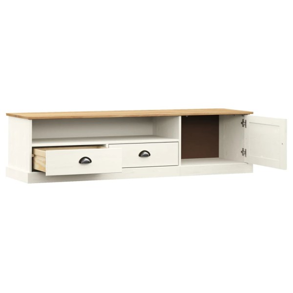 Mueble para TV VIGO madera maciza de pino blanco 156x40x40 cm