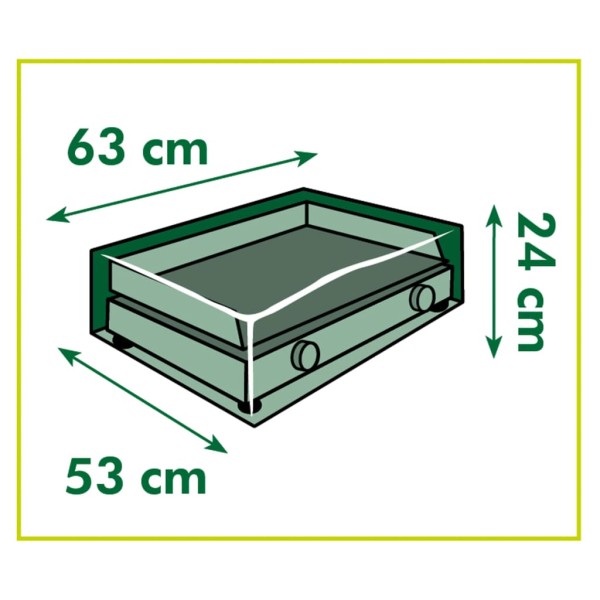 Nature Funda para barbacoa 63x53x24 cm