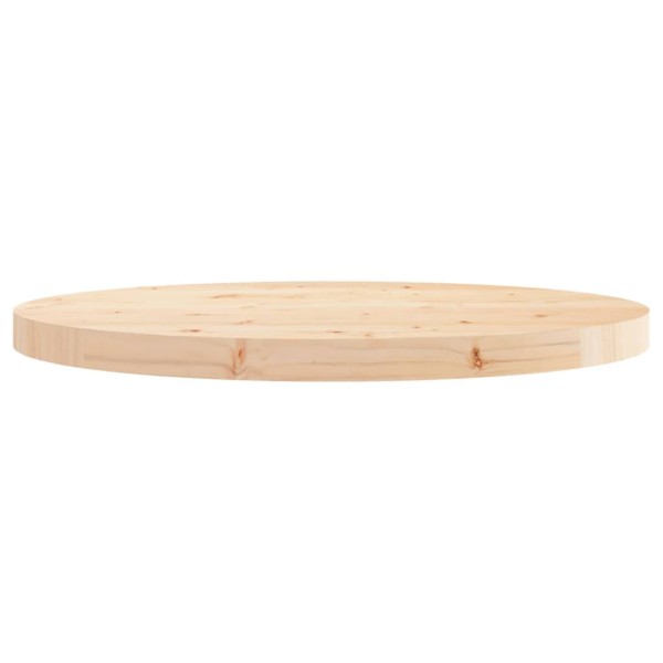 Tablero de mesa redondo madera maciza de pino Ø60x3 cm