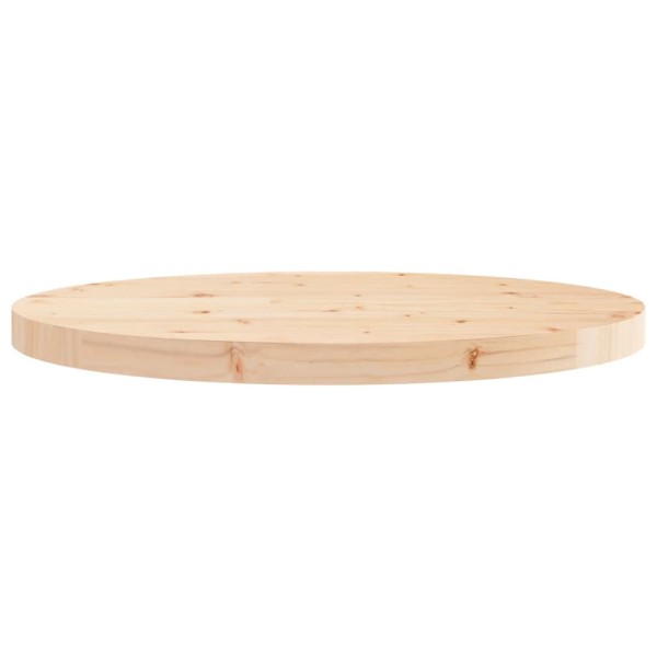 Tablero de mesa redondo madera maciza de pino Ø60x3 cm