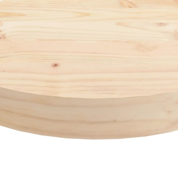 Tablero de mesa redondo madera maciza de pino Ø60x3 cm