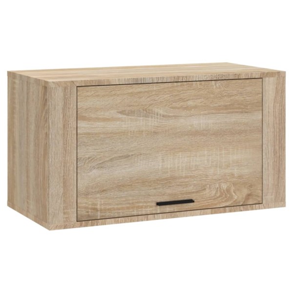 Mueble zapatero pared contrachapada roble Sonoma 70x35x38 cm