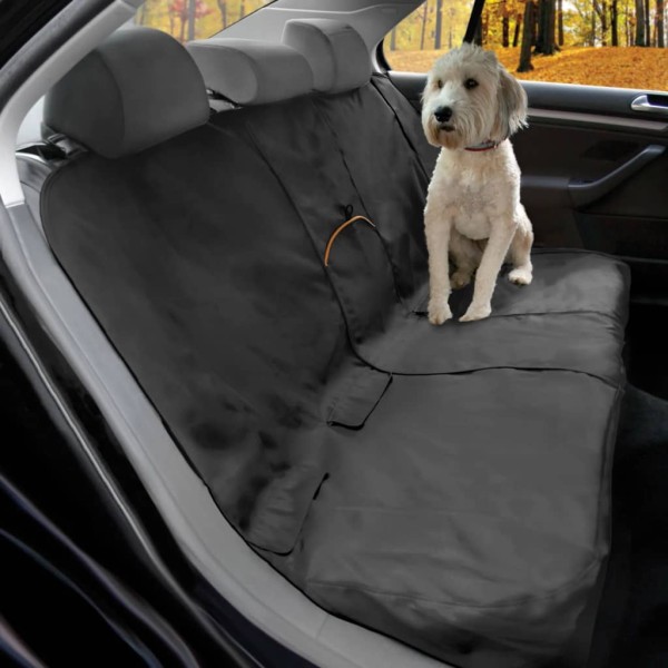 Kurgo Cubreasientos de coche para perros Wander negro