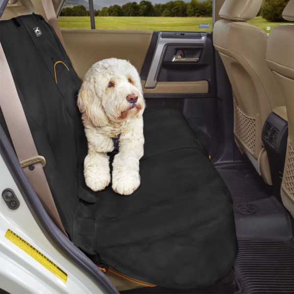 Kurgo Cubreasientos de coche para perros Wander negro