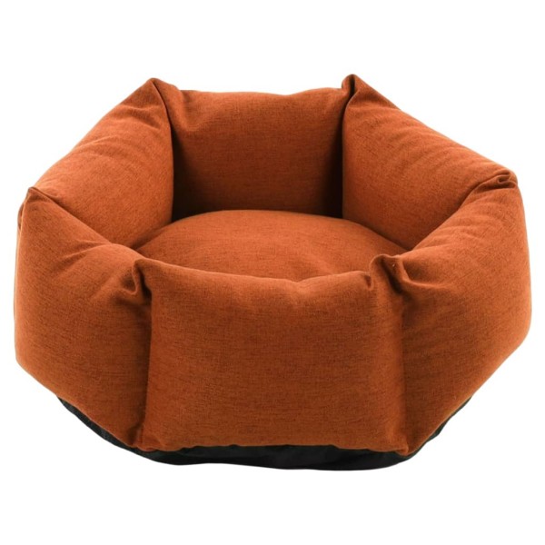 FLAMINGO Cama perros con cremallera Ziva hexagonal terracota