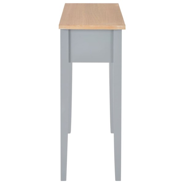 Mesa consola tocador de madera gris 79x30x74 cm