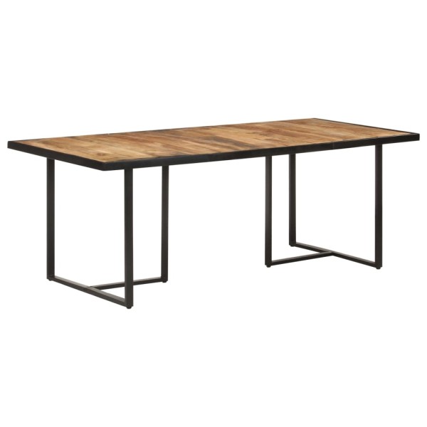 Mesa de comedor madera de mango rugosa 200 cm