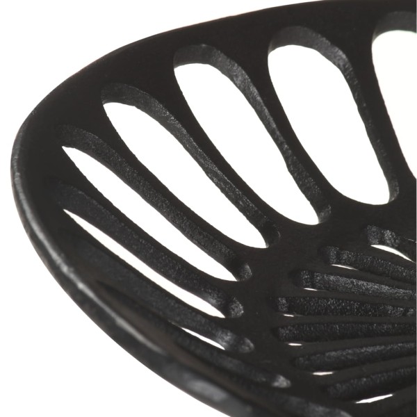 Taburete de cocina hierro fundido negro