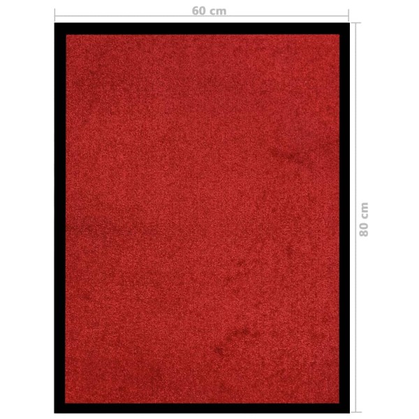 Felpudo rojo 60x80 cm