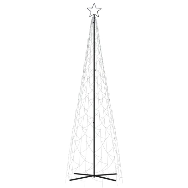 Árbol de Navidad cónico 500 LED blanco frío 100x300 cm