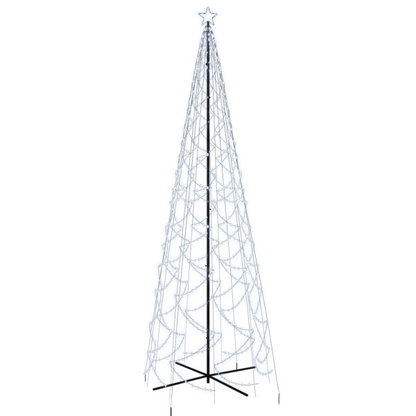 Árbol de Navidad cónico 1400 LED blanco frío 160x500 cm