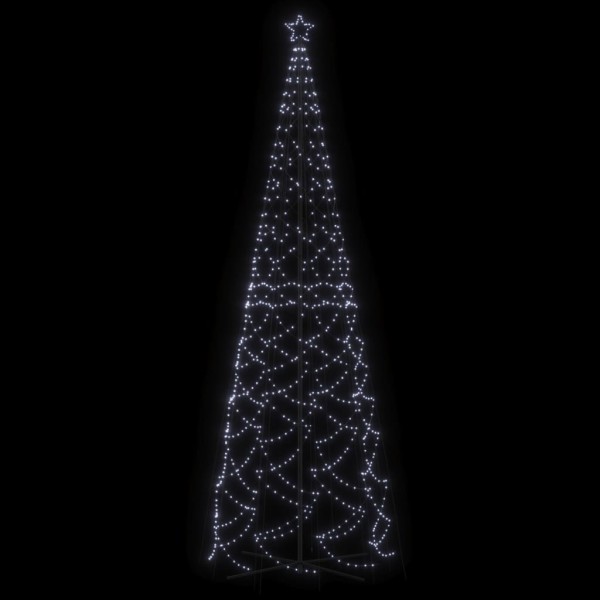 Árbol de Navidad cónico 1400 LED blanco frío 160x500 cm