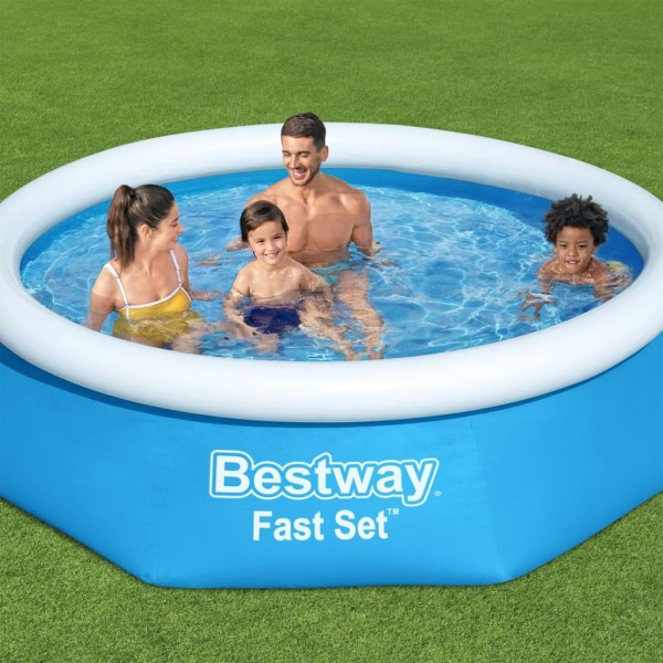 Bestway Piscina inflable redonda Fast Set 244x66 cm