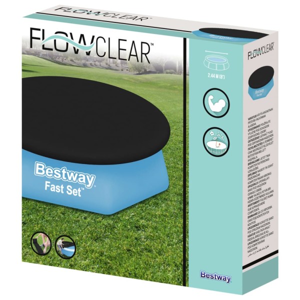 Bestway Flowclear Cubierta para piscina Fast Set 240 cm