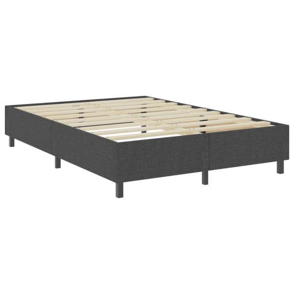 Estructura de cama Box Spring tela gris 180x200 cm