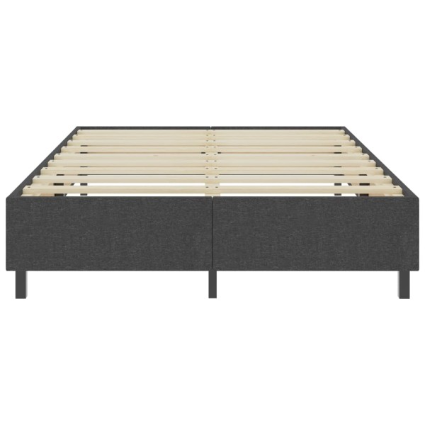 Estructura de cama Box Spring tela gris 180x200 cm