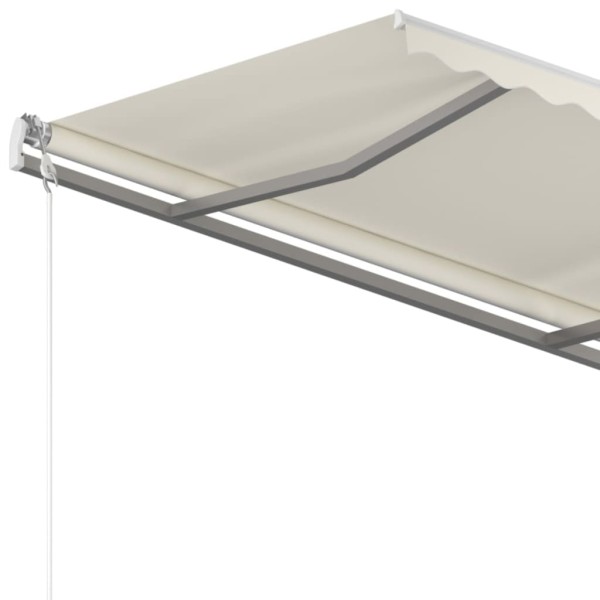 Toldo retráctil automático crema 350x250 cm