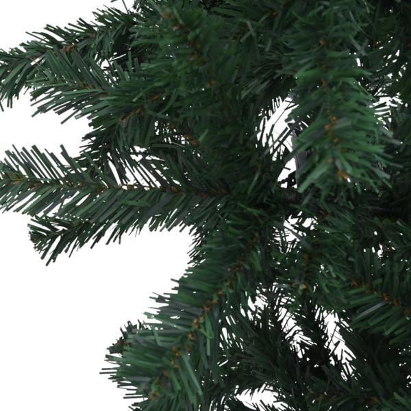 Árbol de Navidad artificial invertido con luces y bolas 180 cm