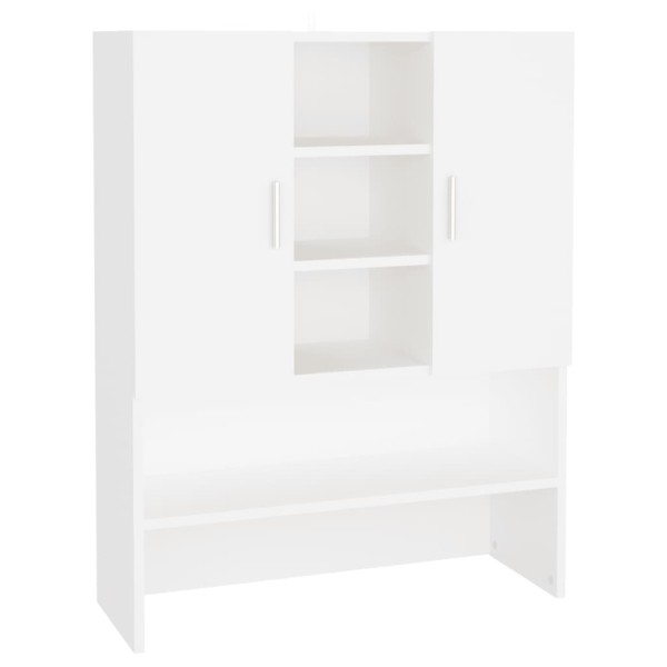 Mueble de lavadora blanco