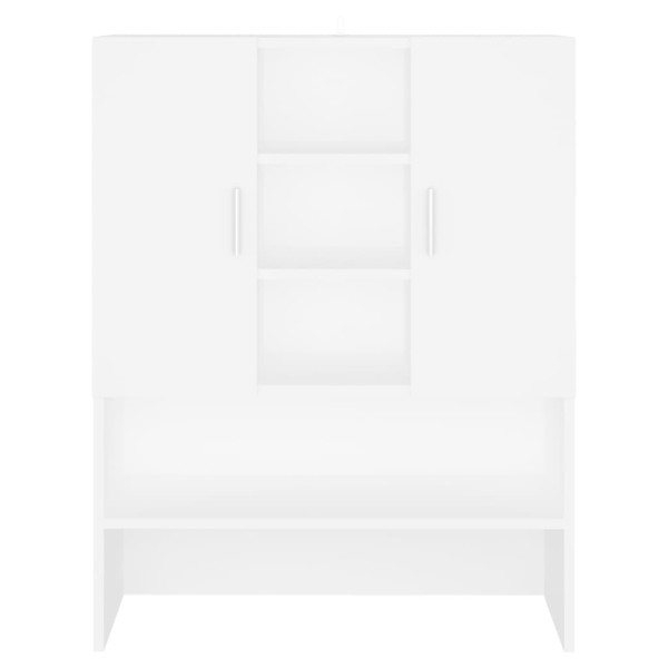 Mueble de lavadora blanco