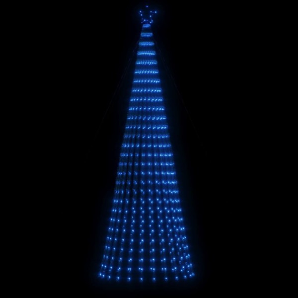 Árbol de Navidad cono de luz 688 LEDs azul 300 cm