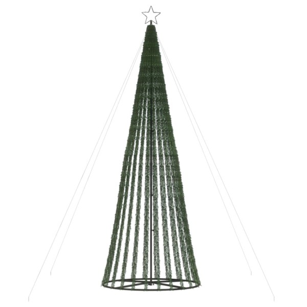 Árbol de Navidad cono de luz 688 LEDs azul 300 cm