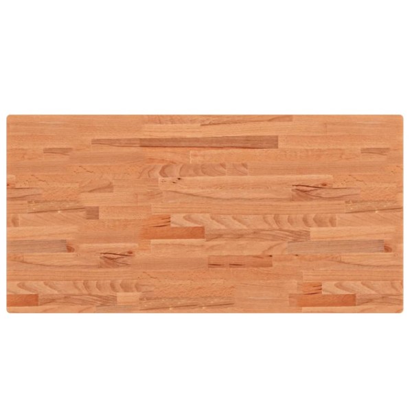 Tablero rectangular de madera maciza de haya 100x50x4 cm