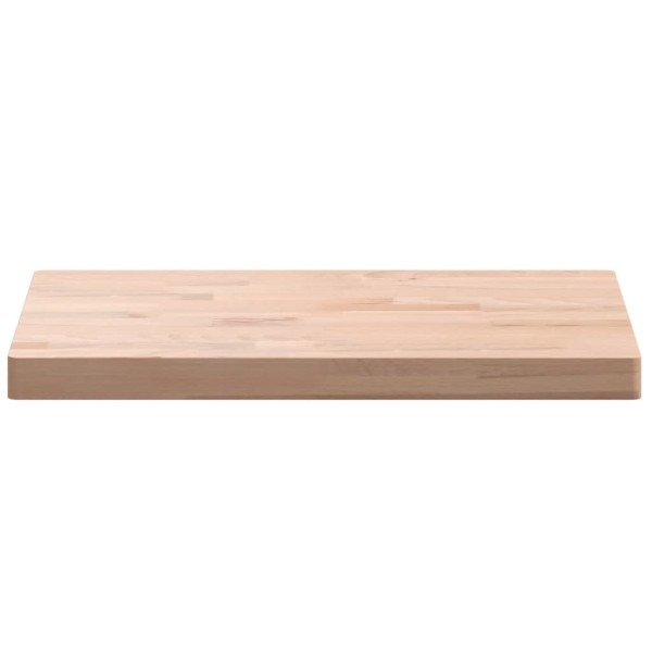 Tablero rectangular de madera maciza de haya 60x40x4 cm