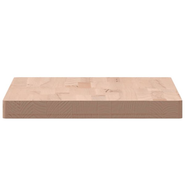 Tablero rectangular de madera maciza de haya 60x40x4 cm