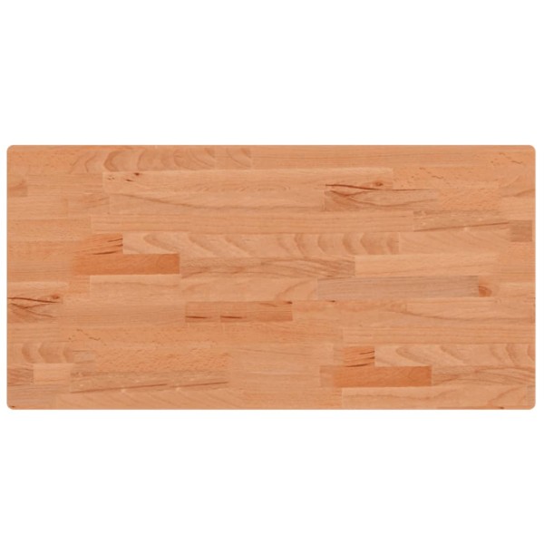 Tablero rectangular de madera maciza de haya 80x40x2,5 cm