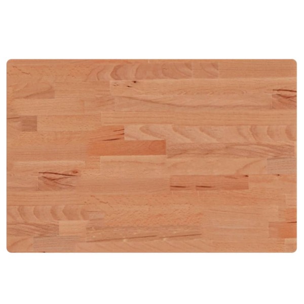 Tablero rectangular de madera maciza de haya 60x40x1,5 cm