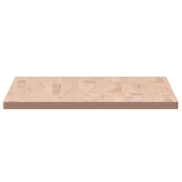 Tablero rectangular de madera maciza de haya 100x60x2,5 cm