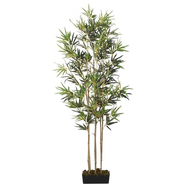 Árbol de bambú artificial con 368 hojas verde 80 cm