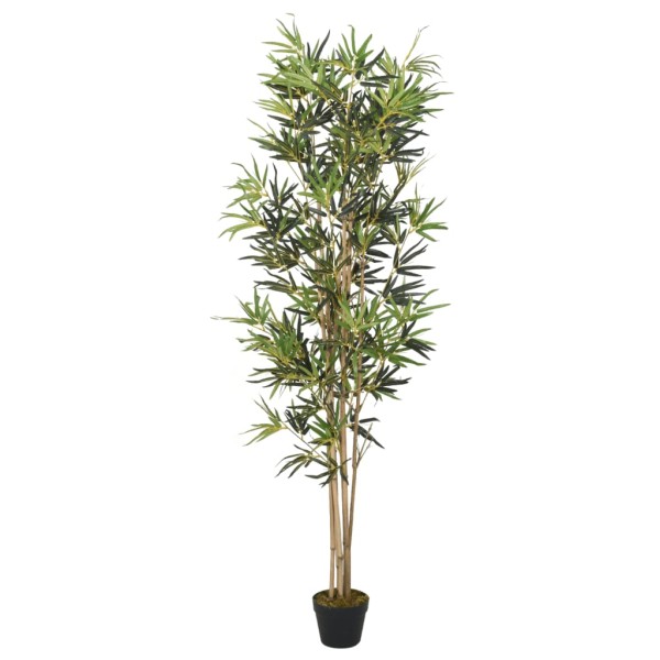 Árbol de bambú artificial con 1104 hojas verde 180 cm