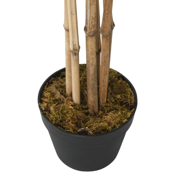 Árbol de bambú artificial con 1104 hojas verde 180 cm