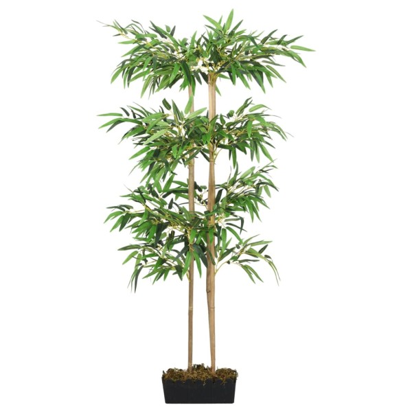 Árbol de bambú artificial con 380 hojas verde 80 cm