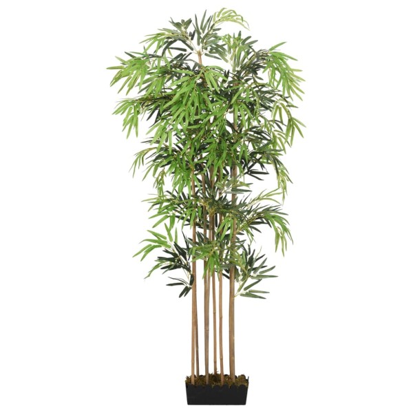 Árbol de bambú artificial con 730 hojas verde 120 cm