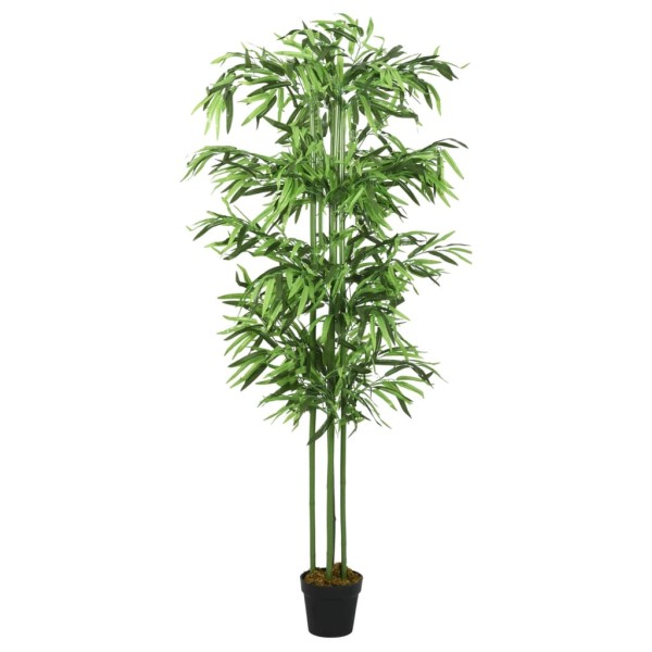 Árbol de bambú artificial con 576 hojas verde 150 cm