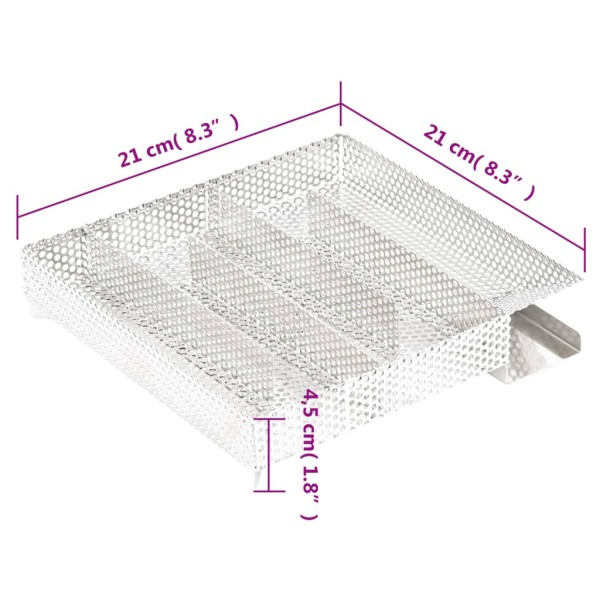 Generador de humo frío 5 cámaras acero inoxidable 21 cm