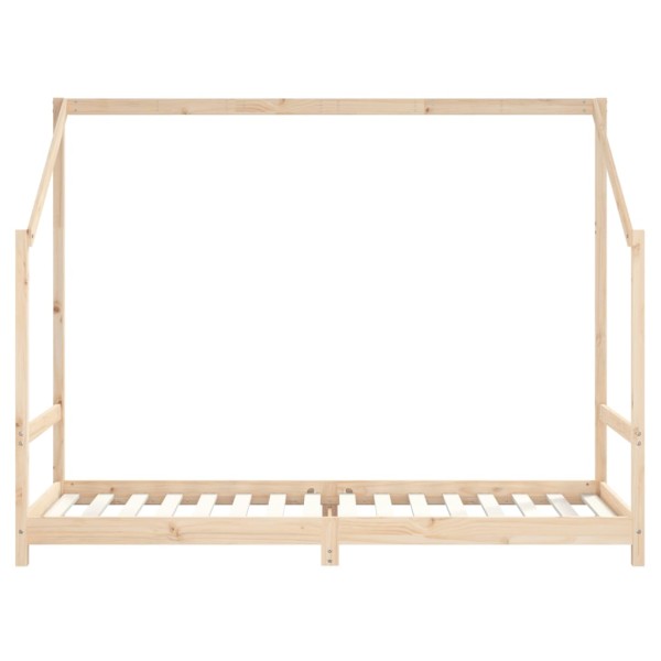 Estructura de cama de niños madera maciza de pino 2x(90x200) cm