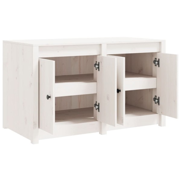 Mueble de cocina exterior madera maciza pino blanco 106x55x64cm