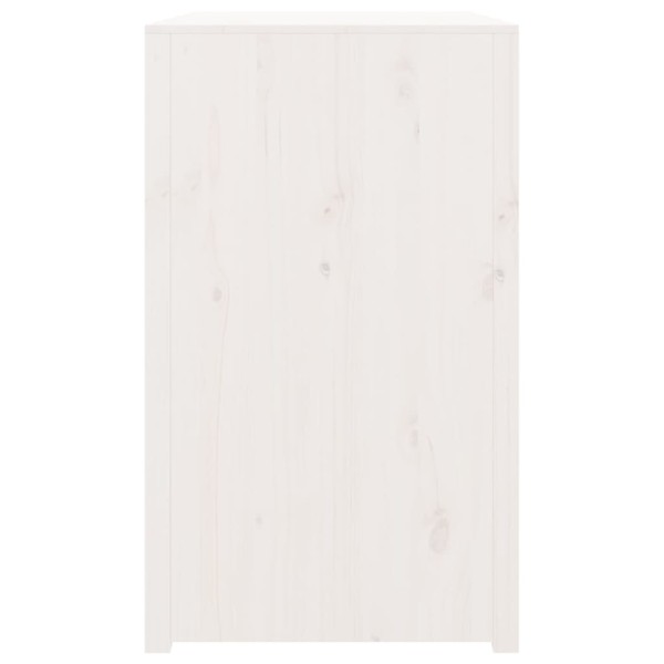 Mueble de cocina exterior madera maciza pino blanco 106x55x92cm